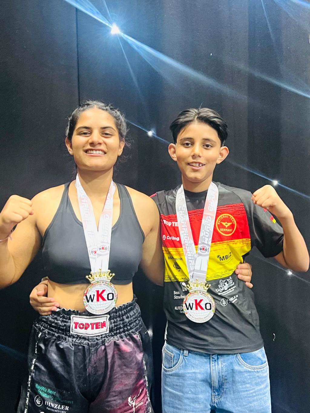Children of Punjab won Gold Medal for fourth time in World Championship Kick Boxing in Burnley England